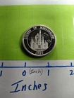 DISNEY MAGIC KINGDOM IN MISSISSIPPI 1987 MARDI GRAS GEMINI 999 SILVER COIN 4DM7