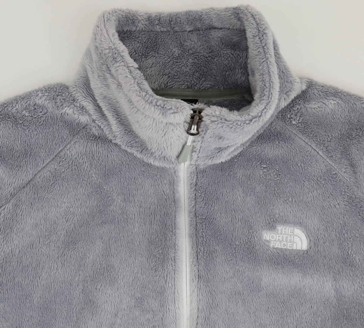 The north face women's osito on sale 2 fleece jacket metallic silver