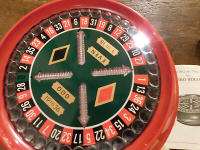 Vtg WACO Electro Automatic Roulette Game w chips Japan~ Roulette