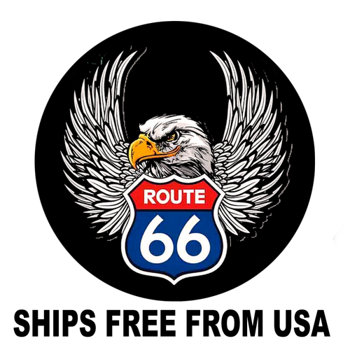 US Route 66 Sticker Decal Die Cut - Self Adhesive Vinyl - Weatherproof - Made In USA - Many - Foto 7