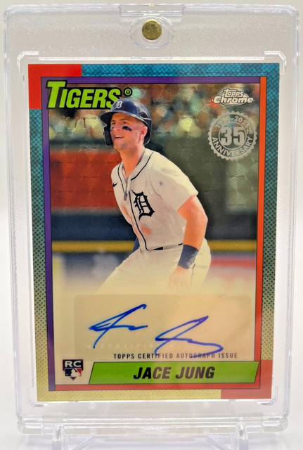🔥 2025 Topps Series 1 - Jace Jung ROOKIE Auto Superfractor 1/1 RC Tigers 🔥