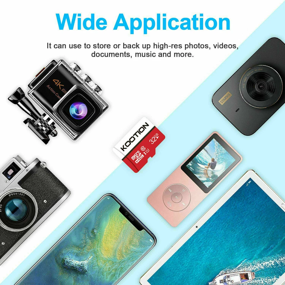 LOT Ultra Micro SD Card SDHC SDXC 32GB 64GB 128GB Class10 Memory Card TF Cards - Image 4 of 4