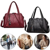 Women Handbag Shoulder Bag Soft Leather Crossbody Purse Stylish Gift