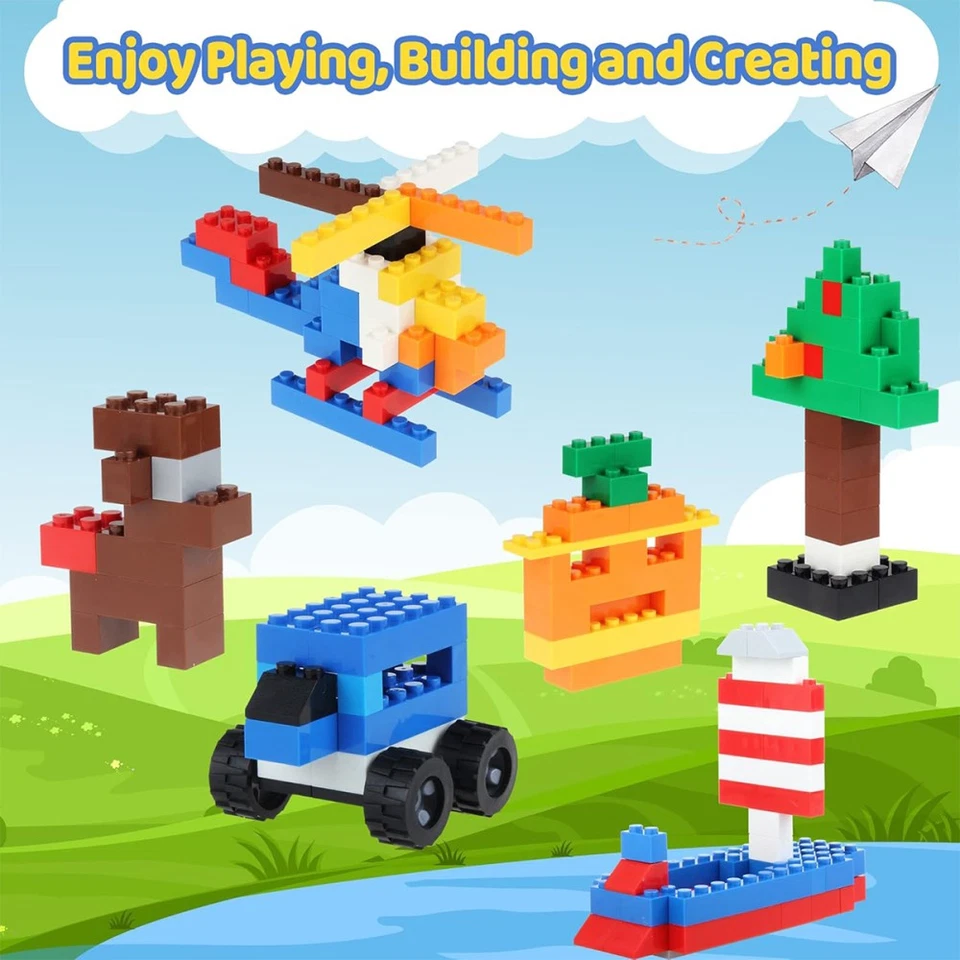 500/1500 Stücke Grundbausteine Steine Basic doppelreihige Grundbausteine Steine - Bild 3 von 4