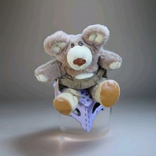 Furskins Teddy Bear - Boone - with Shorts, shoes and story tag Xavier Roberts