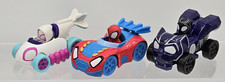 2023 Disney Marvel Spidey  His Amazing Friends Diecast Race Cars Lot Of 3 LOOSE