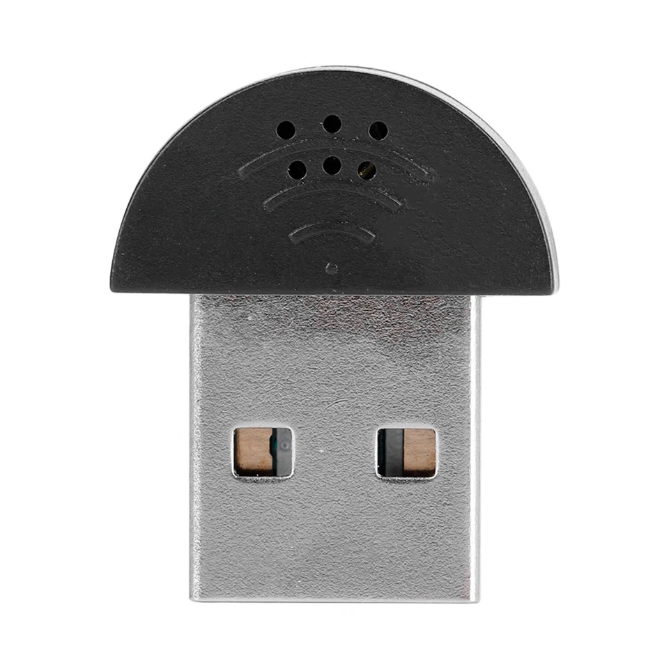 (Black)KIKYO Mini-USB-Mikrofon USB-Mikrofon Hochempfindliche