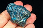 121Ct Smoky Blue Turquoise Associated Mineral Polished Nugget Specimen YPKX399 — photo 3
