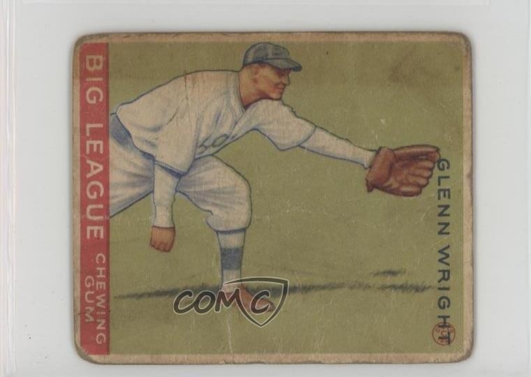 Glenn Wright #143 Baseball Cards 1933 Goudey trading card — raw and PSA graded price guide