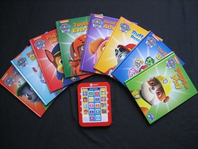 Paw Patrol by Nickelodeon Story Me Reader Set of 8 Books w/ Electronic Reader