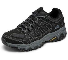 Skechers Men's After Burn M.Fit 2.0 Mens Outdoor Trail Sneakers, Black/Charcoal,