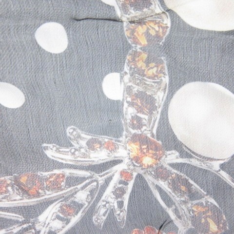 Givenchy Scarf Silk Bijou Dot Pattern Black Women'S Authentic thumbnail 4