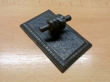 antik Briefbeschwerer Gusseisen Faust