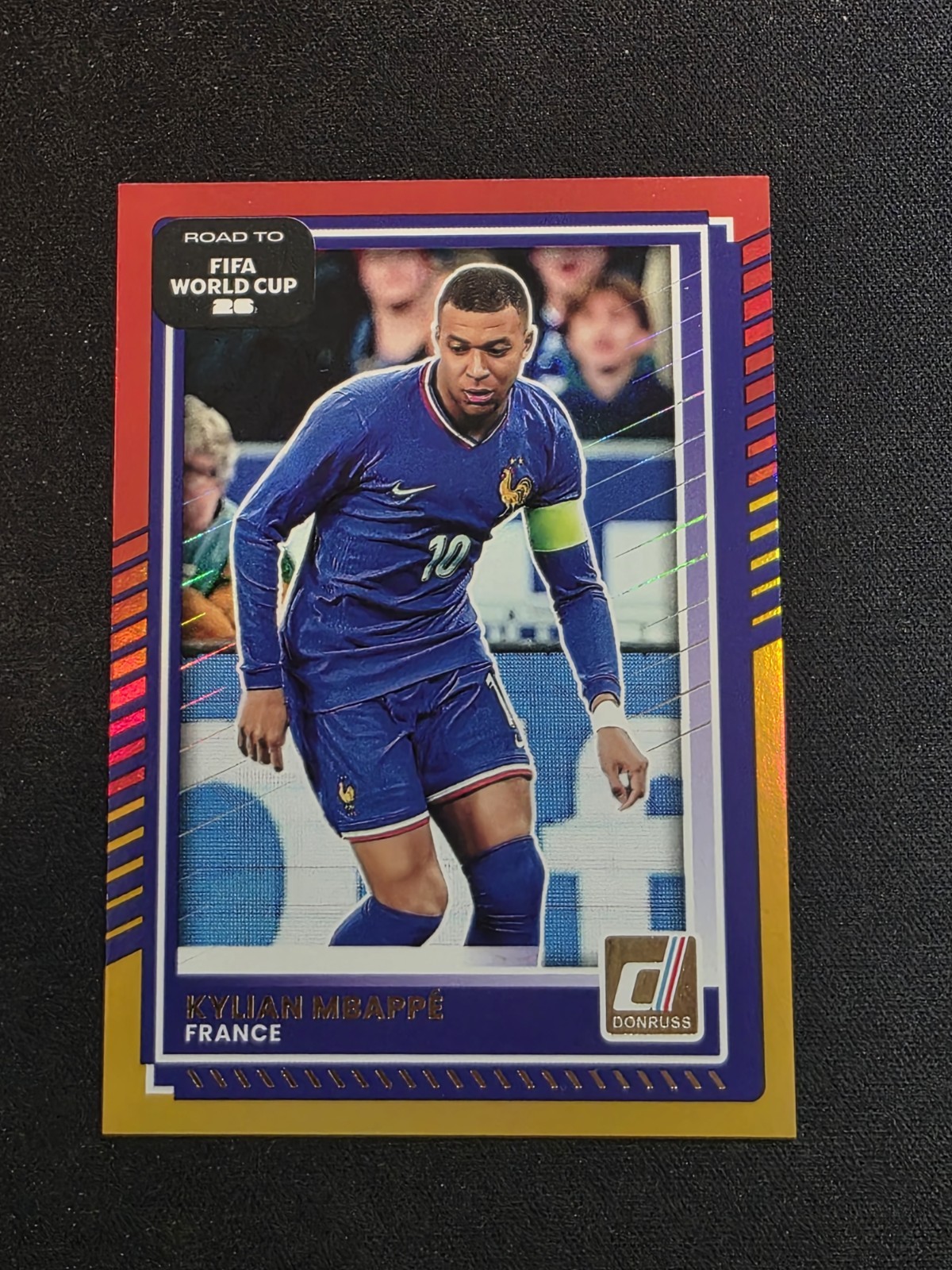 2025-26 Panini Donruss FIFA World Cup Kylian Mbappe #145 France Red Gold