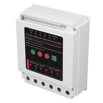 ­Wireless Remote Control Switch 4 Channels 3Km High Power Remote Control Switch