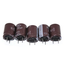 5PCS 22UF 450V Short pin Radial Electrolytic Capacitors 450V22UF 16x20 mm