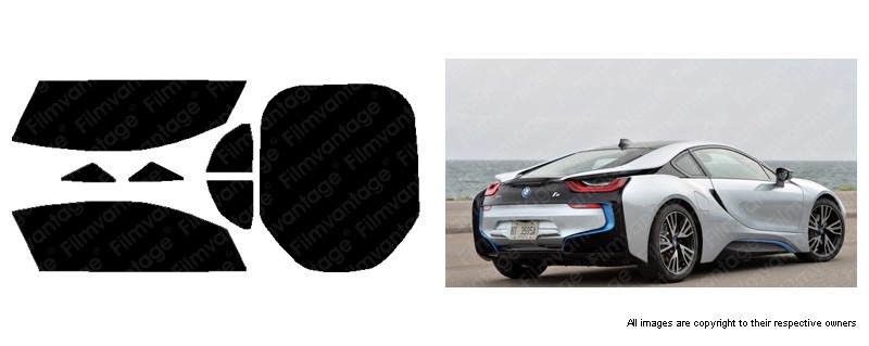 ALPINE CERAMIC PRECUT WINDOW TINT KIT FOR BMW I8 15-20 SIDE + REAR