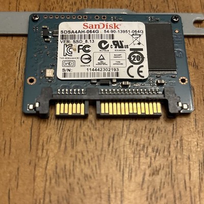 Lot Of 5, SanDisk SDSA4AH-064G 64GB SATA SSD