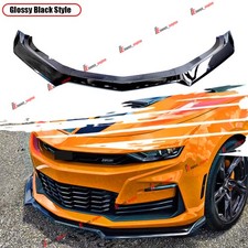 For 2016-2023 Chevy Camaro 1le Style Front Bumper Lip Splitter Gloss Black Body For 2016-2023 Chevy Camaro 1le Style Front Bumper Lip Splitter Gloss Black Body