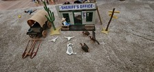 Playmobil Western Sheriff s Office Playset w/ Figures, Horses Wagon