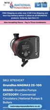 Grundfos Magna 3 Electric Pump 25-100 180V 97924247