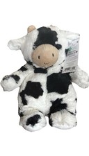 Carters Baby Cow Beanbag Lovey Plush Stuffed Animal Security Blanket 10" Toy NWT