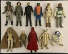Vintage Star Wars Lot of 11 Kenner Action Figure 1970s - 1980s Original
