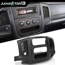 Dash Radio Bezel Climate Trim Panel Vent Fit For 2002-2005 Dodge Ram 1500