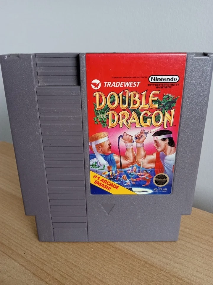 DOUBLE DRAGON - Nintendo NES (Authentic) Game, Tested & Working - Image 3 of 4