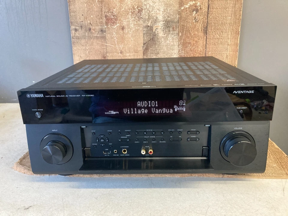 Rare Yamaha Aventage RX-A3080 9.2 Channel a/v Home Theater Receiver *TESTED* - Image 4 of 4