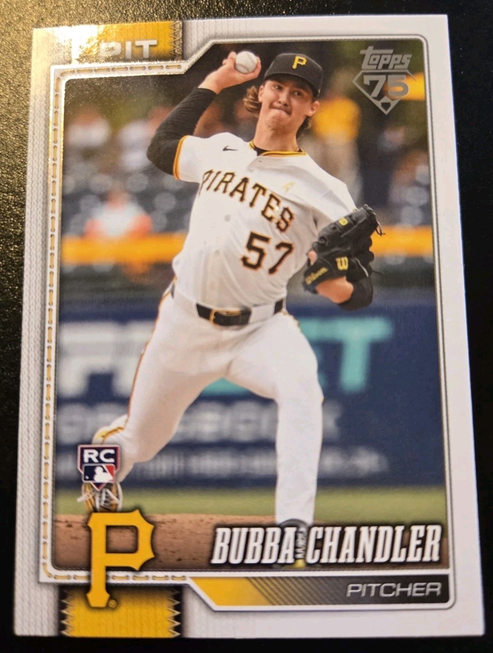 2026 Topps Series 1 Baseball Bubba Chandler Rookie #283 Pittsburgh Pirates