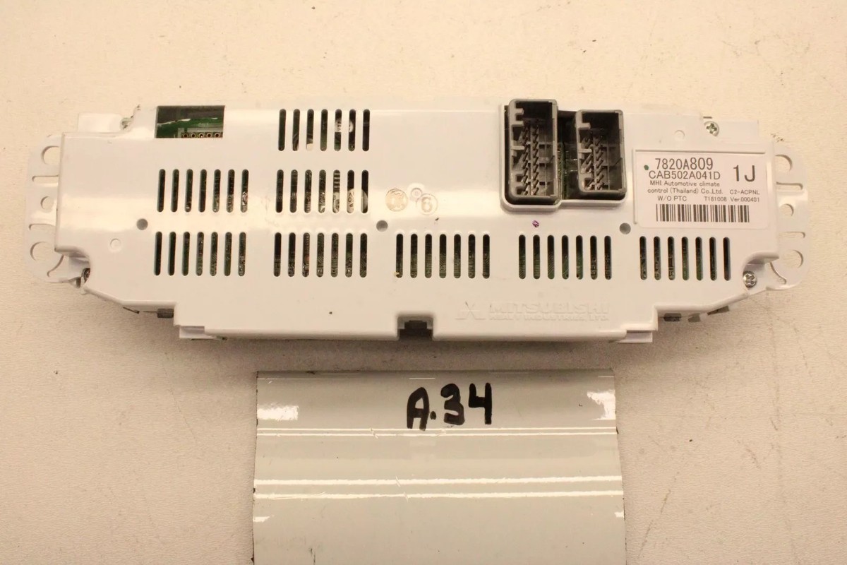 2015 Mitsubishi Lancer AC Heater Climate Control Temperature OEM