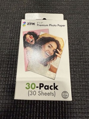 5 of Bulk sale 30 Pack Zink Premium 2x3 Photo Paper Sticky Back Proof Water