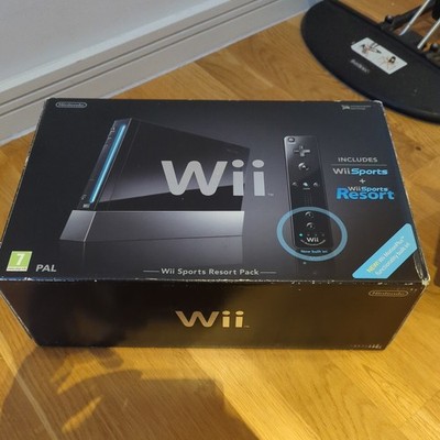 Nintendo Wii Konsole mit Wii Sports - Schwarz