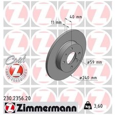 2x Bremsscheibe hinten für Fiat 500 312 C Barchetta 183 Bravo 1 182 | 26215825