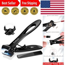 Toenail Clippers for Seniors Thick Toenails, Heavy Duty Large Nail Clippers w...