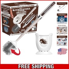 Unicorn Electric Toilet Brush - Motorized 360  Silicone for Hassle-Free Cleaning