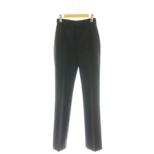Saint Laurent Paris Wool Slax Pants F34 Black 698286 df Used 25dccf8df69de0bfe2c