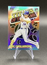 2026 Topps Series 1 JAC CAGLIANONE TITANS OF THE GAME Rookie RC Royals TOG-12