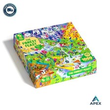 1000 Piece Jigsaw Puzzle Forest Feast Magic Ending 2 Posters No Puzzle Dust