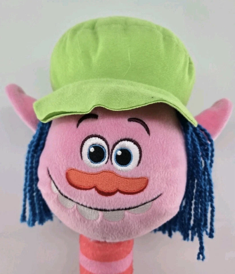 Trolls Cooper Peluche Peluche Muñeca Pelo Azul Troll 23" Grande Personaje Juguete Foto 2 de 4