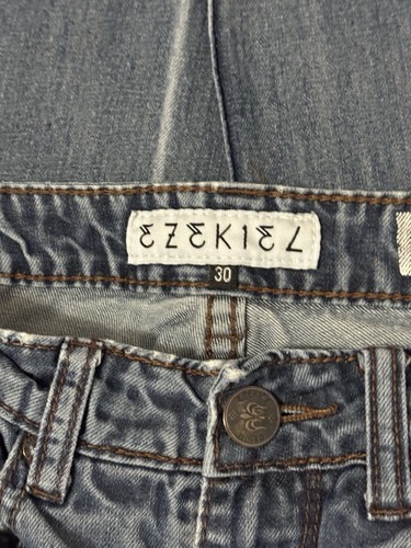 Ezekiel 305 Chopper Jeans Herren Größe 30 gerades Bein blau Mängel - Bild 7 von 17