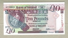 IRELAND-NORTHERN: 10 Pounds Banknotes,(UNC),P-71b, 28.05.1992,No Reserve!