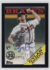 2023 Update 1988 Topps Baseball Black 132/199 Dylan Dodd #88BAU-DDO Auto 3c2