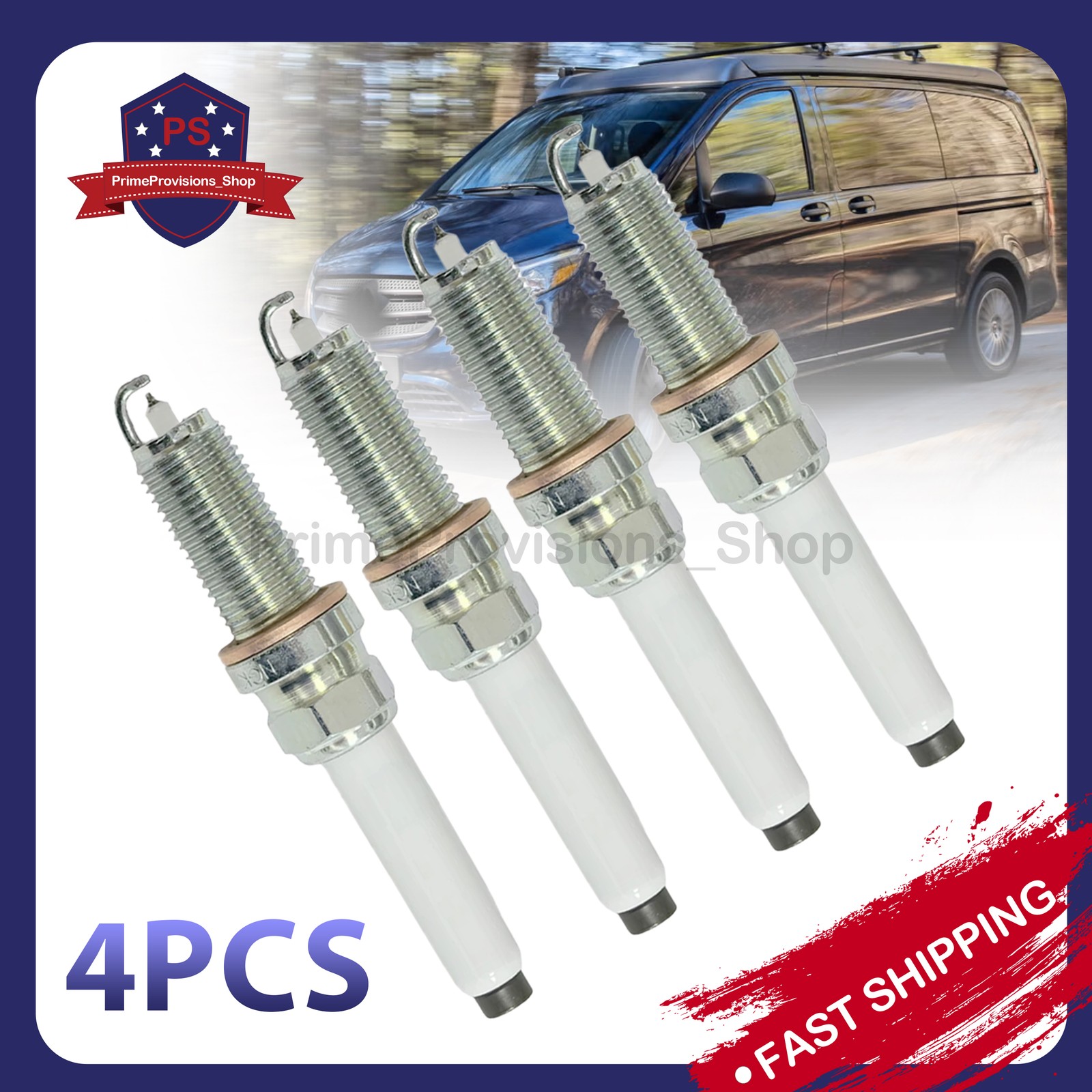 4PCS Spark Plugs Fit Mercedes Benz C300 CLA250 E300 GLA20 SLC300 2.0L 2701590700