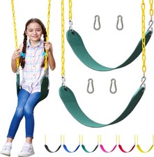 2pc Asientos De Columpios Para Ninos Juegos Cadena Arbol Jardin MEJOR Swing Set