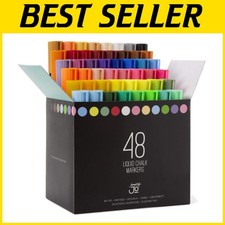 Reversible Tip Chalk Markers - Pack of 48