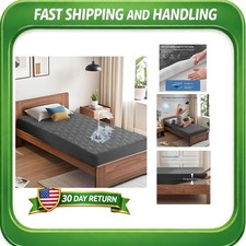 Waterproof Mattress Protector, Twin Size Mattress Pad with Deep Pocket 6"-15"...
