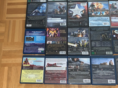 38x Blu-ray DVD Sammlung Superhelden Marvel Disney Blockbuster Fantasy Konvolut - Bild 8 von 12