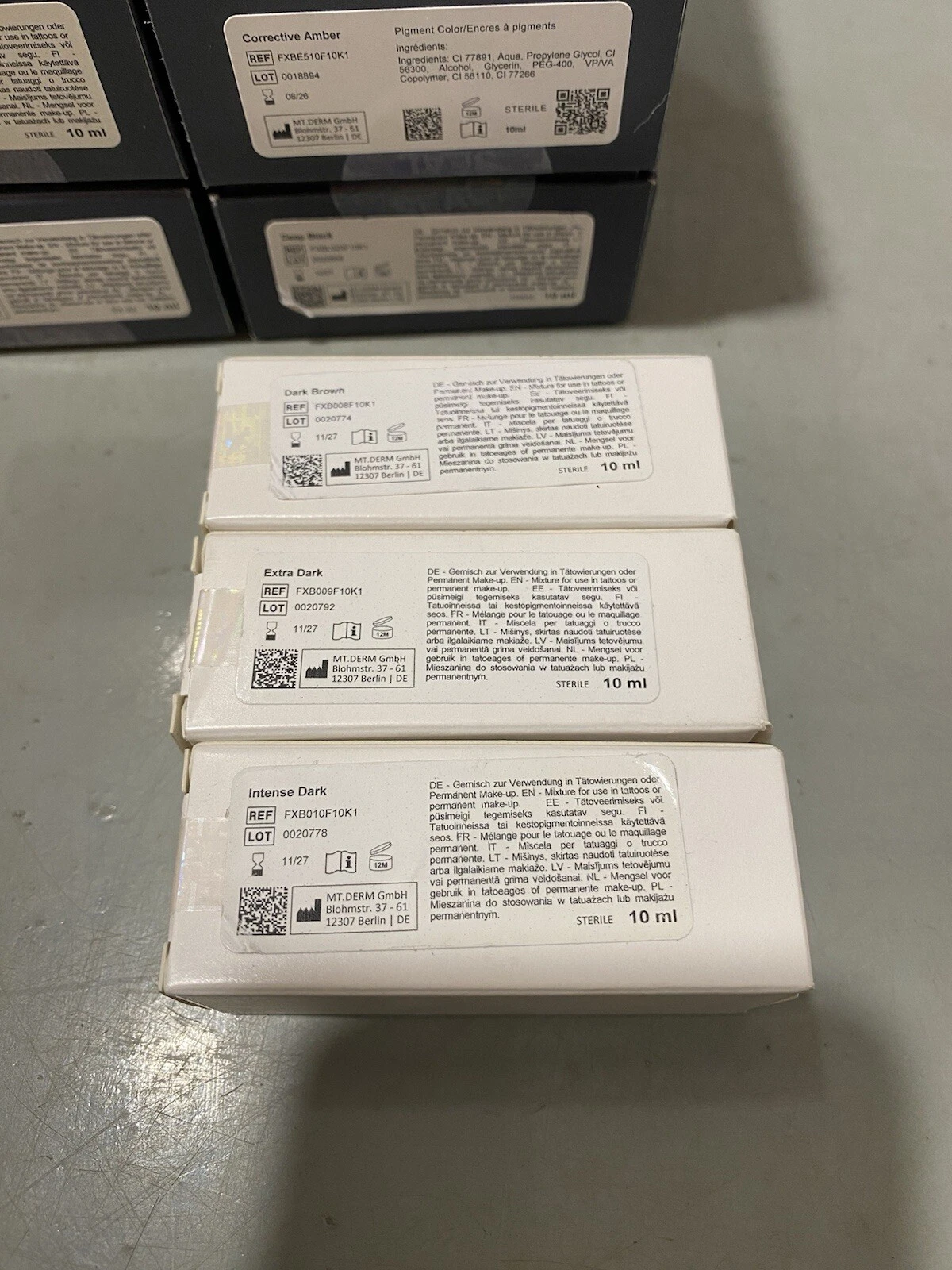 Amiea Next PMU Control Unit Colour Pigments Safety Cartridges Brand New 10